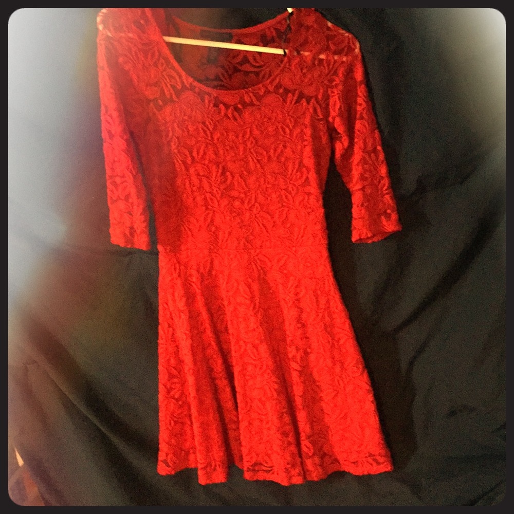Red dress